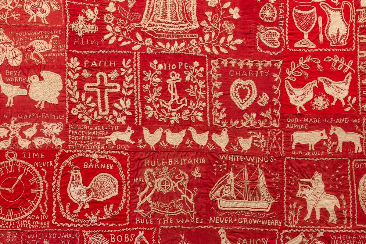 A Century of Quilts, installation view, National Gallery of Australia, Kamberri/Canberra, 2024